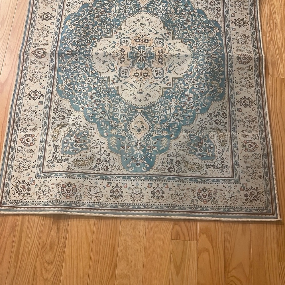 ANTI-SLIP RUG GRIPS beautiful colors vintage design 36X48 inches, lightweight